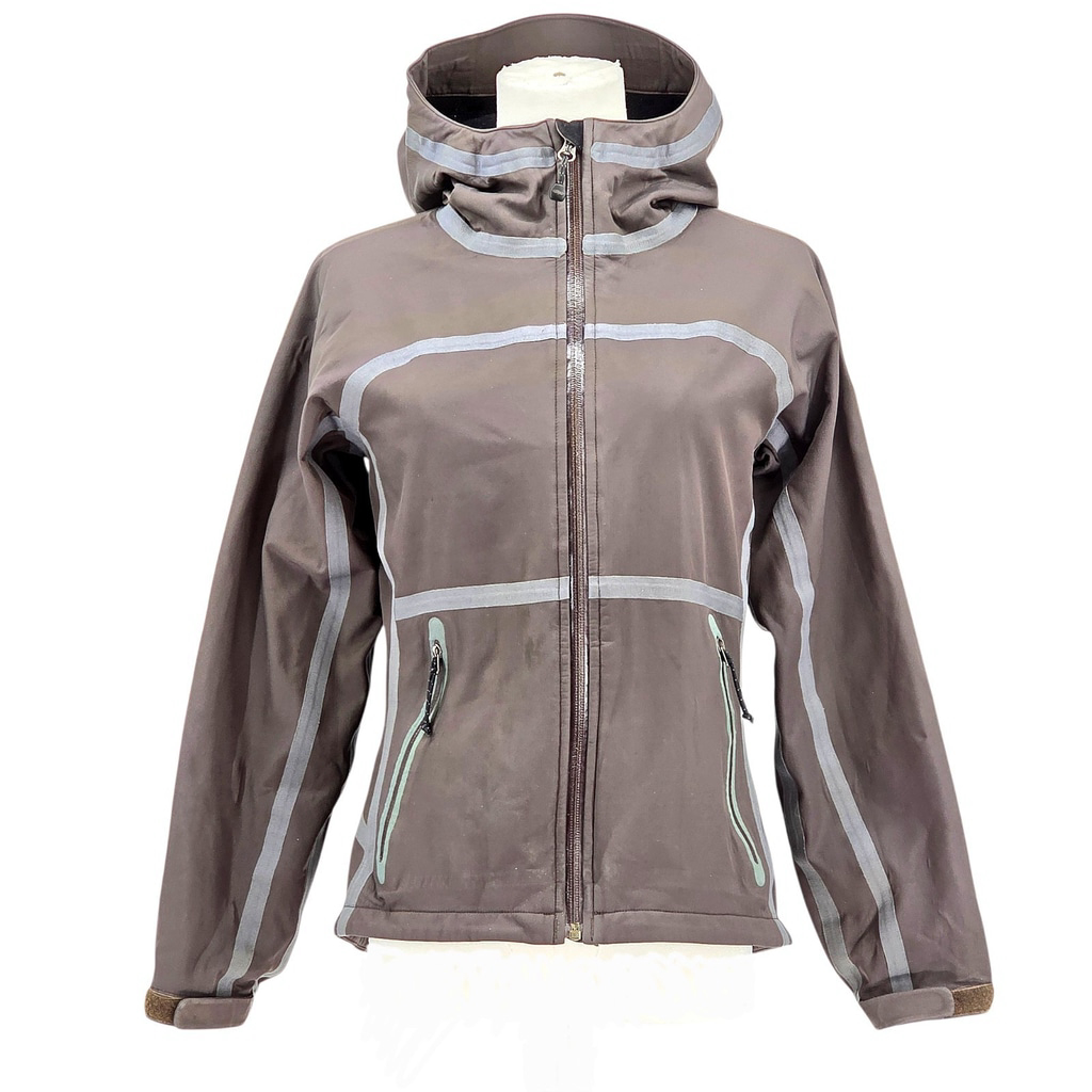 Gorp Outdoor Research Mithril Stormshell Jacket Women’s Xs Hooded Hiking Gray